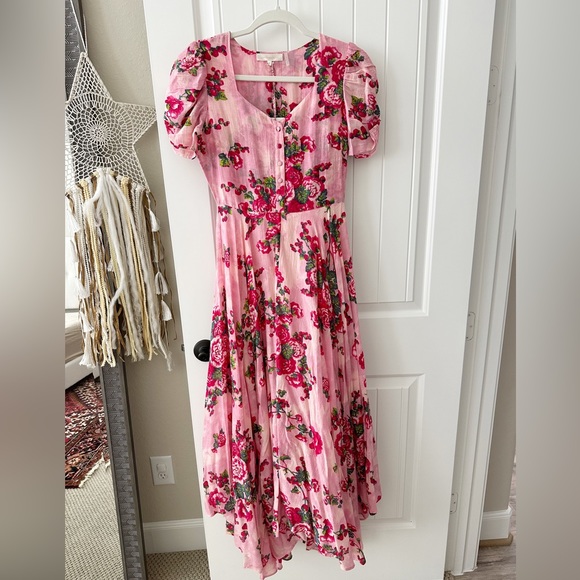 Loveshackfancy Coralie Dress Desert Pink - Picture 4 of 11